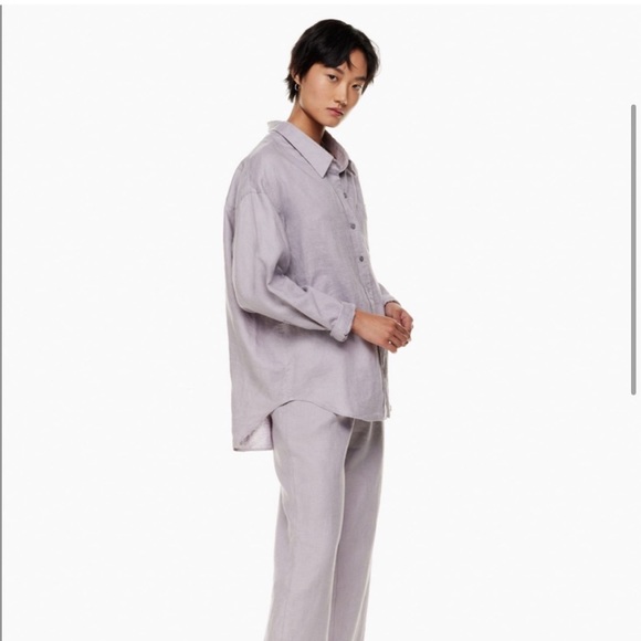 Aritzia Wilfred Free Relaxed Linen Shirt - Picture 2 of 6